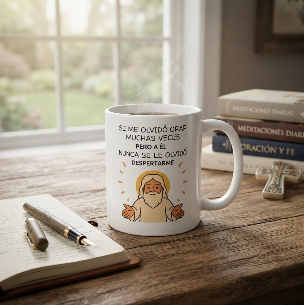 Taza Personalizada "Dios siempre presente"
