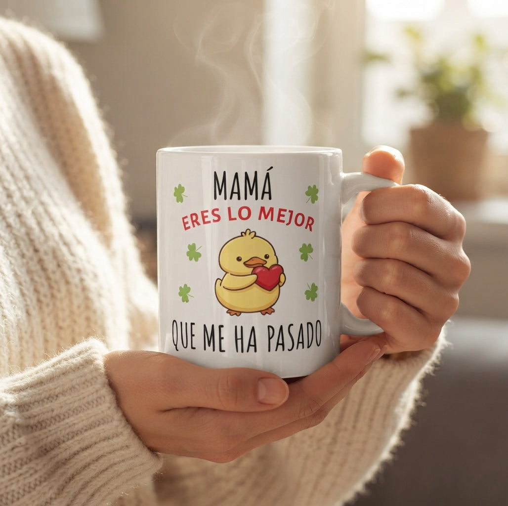 Taza Personalizada "Mamá, eres lo mejor que me ha pasado"