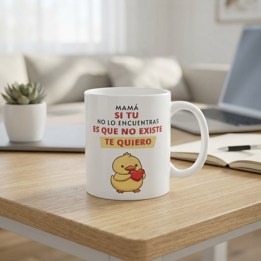 Taza Personalizada "Mamá, si tú no lo encuentras, es que no existe"
