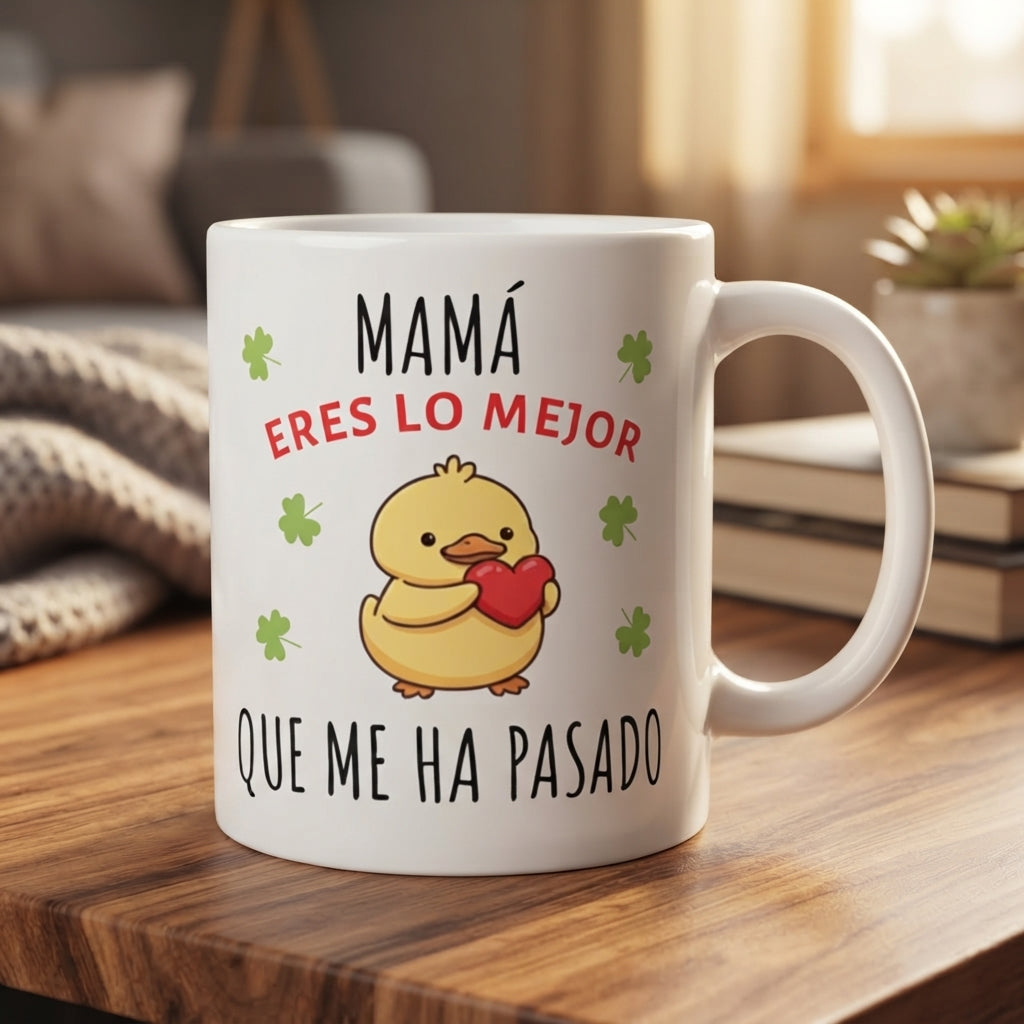 Taza Personalizada "Mamá, eres lo mejor que me ha pasado"